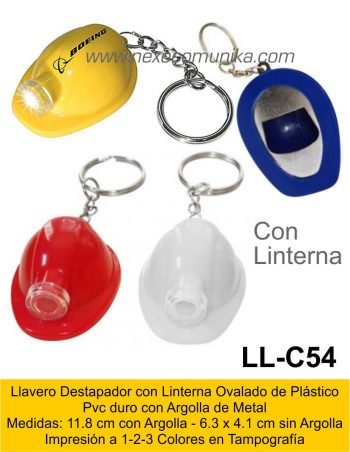Llaveros Casco Linterna 54 - Nexo Comunika SAC