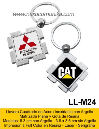 Llaveros Metalico 24 - Nexo Comunika SAC