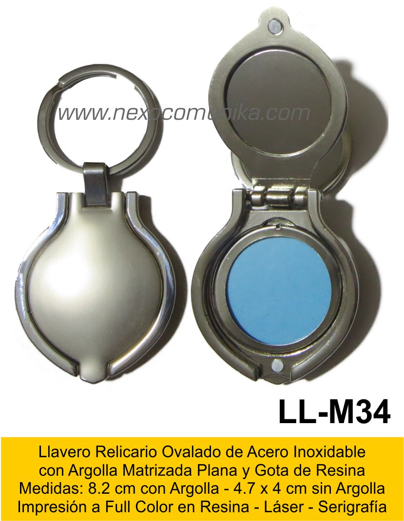 Llaveros Metalico 34 - Nexo Comunika SAC