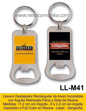Llaveros Metalico 41 - Nexo Comunika SAC