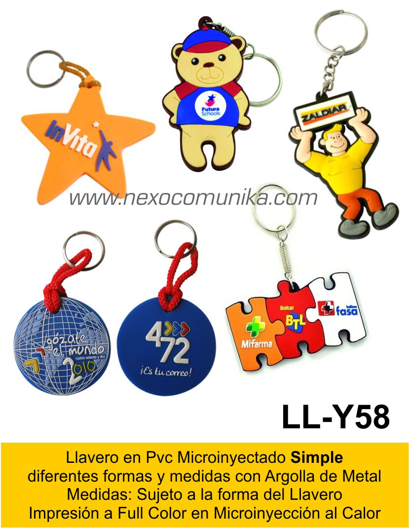 Llaveros Microinyectado 58 - Nexo Comunika SAC