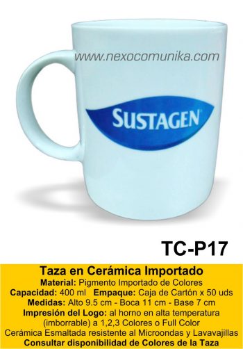 Tazas en Ceramica Importado 17 - Nexo Comunika SAC