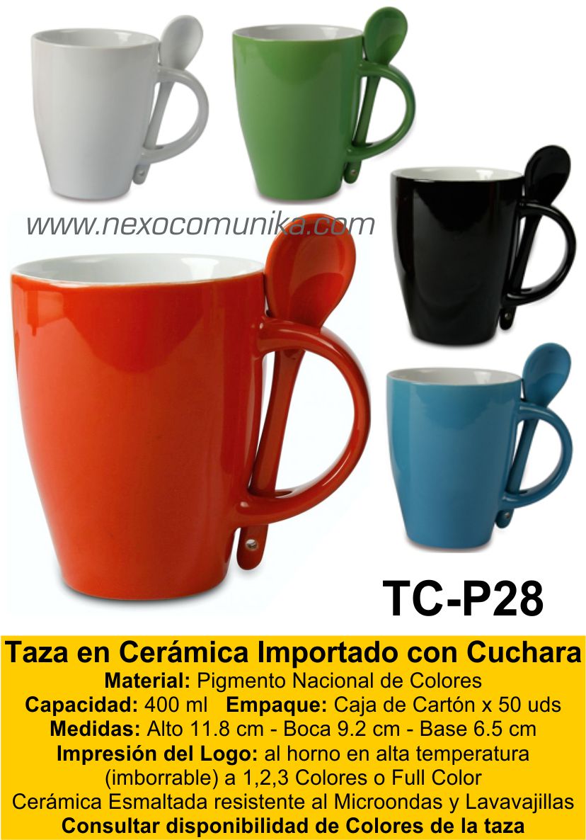 Tazas en Ceramica Importado 28 - Nexo Comunika SAC