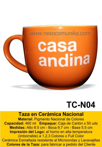 Tazas en Ceramica Nacional 04 - Nexo Comunika SAC