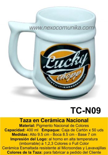 Tazas en Ceramica Nacional 09 - Nexo Comunika SAC