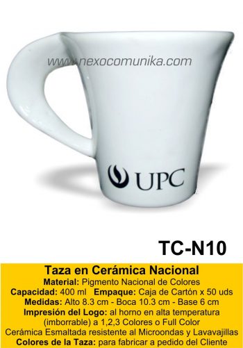 Tazas en Ceramica Nacional 10 - Nexo Comunika SAC